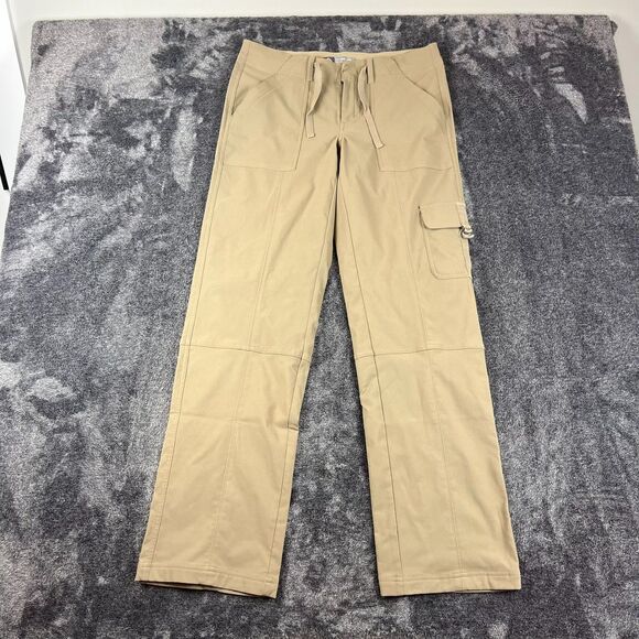 Nike ACG Cargo Fleece Lined Pants Women's 6 Pockets Baggy Beige Drawstring - Picture 1 of 11
